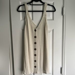 Reformation button up mini dress